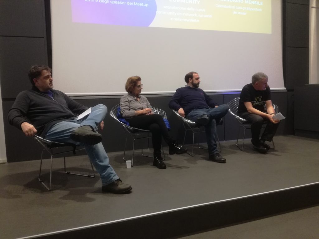 Massimo Sarti, Antonella Blasetti, Luca Congiu , and Arnaldo Morena.