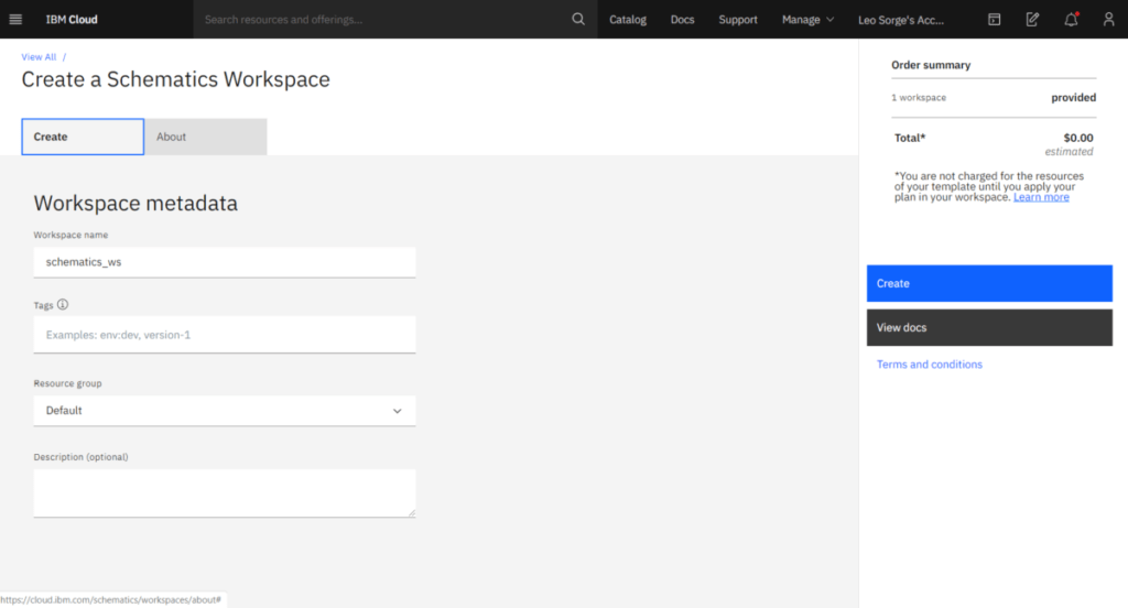 Infrastructure as Code: settings