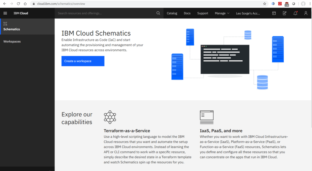 Infrastructure as Code: IBM Schematics