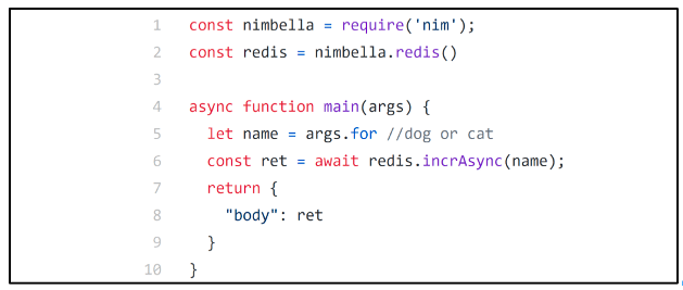 Code for incrementing voting numbers