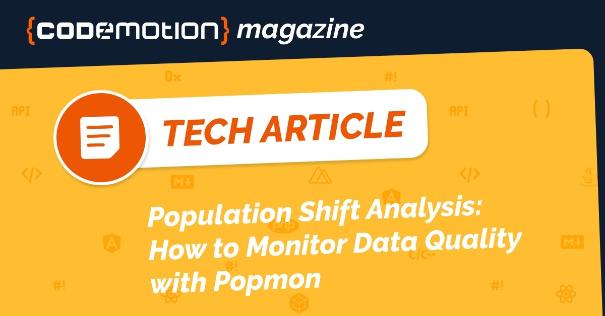 Population Shift Analysis: Monitoring Data Quality with Popmon