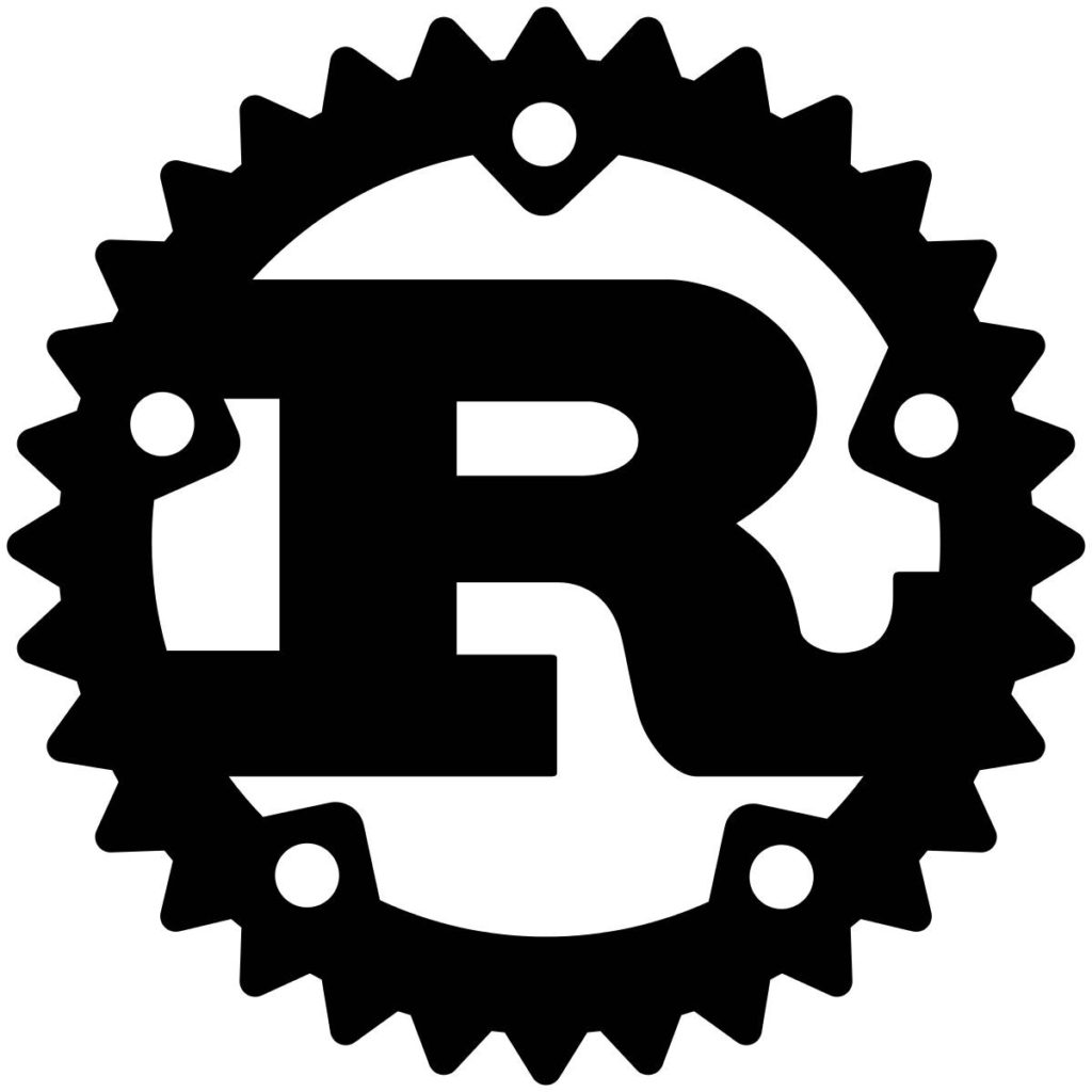 Rust coding language logo