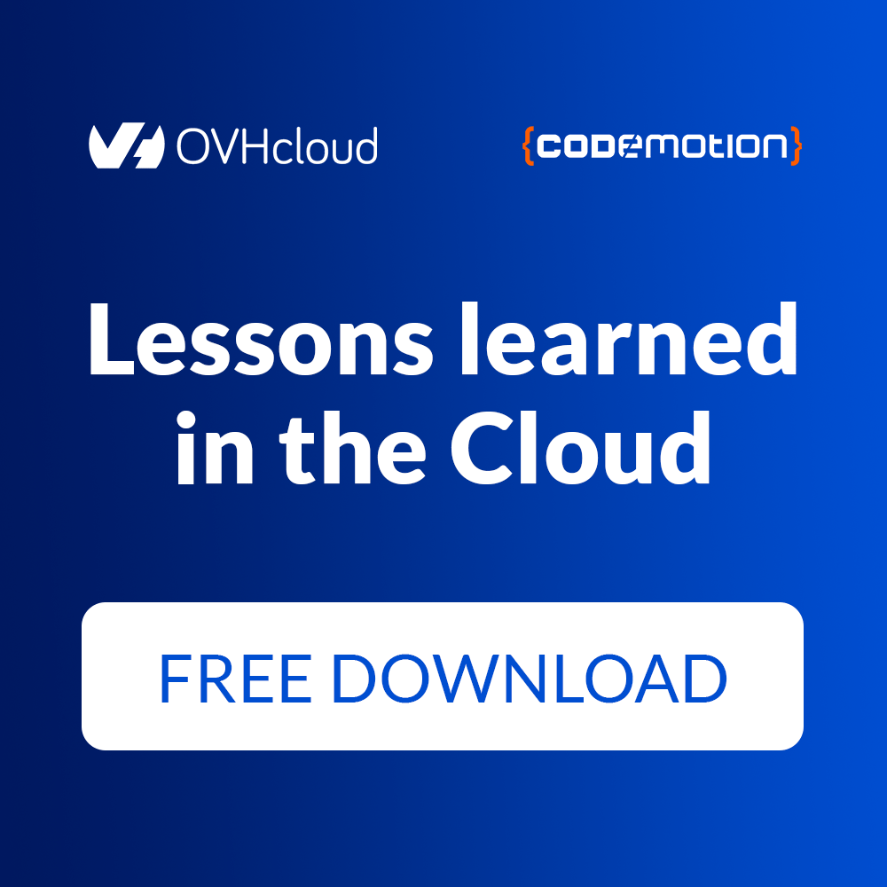 OVH Logo Lessons learned in the cloud