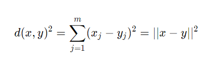 euclidean distance formula