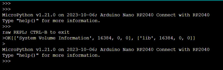 MicroPython on Arduino Nano RP2040 Connect: A Guide