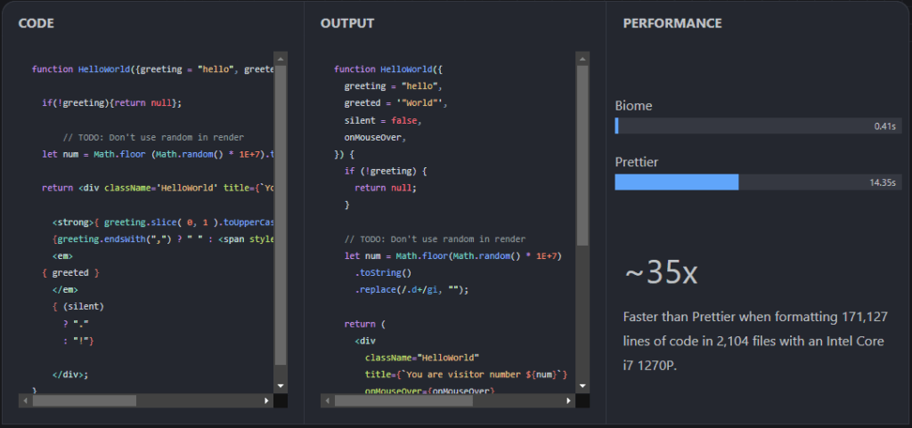 biome open source tool