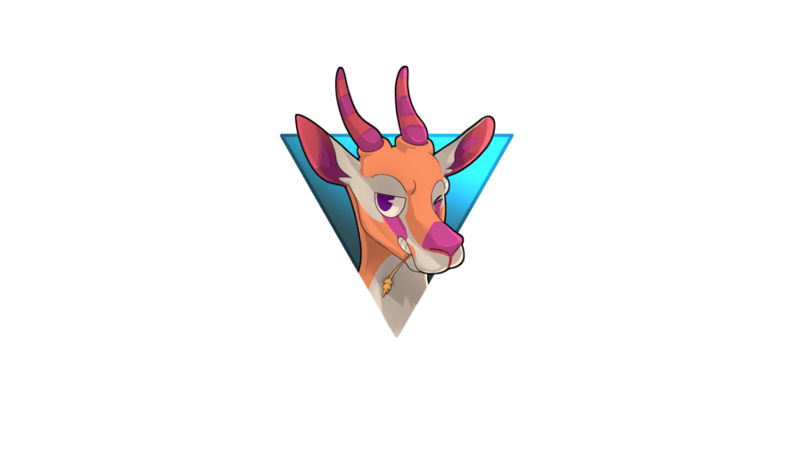 gazelle logo, a new framework for flutter and dart.