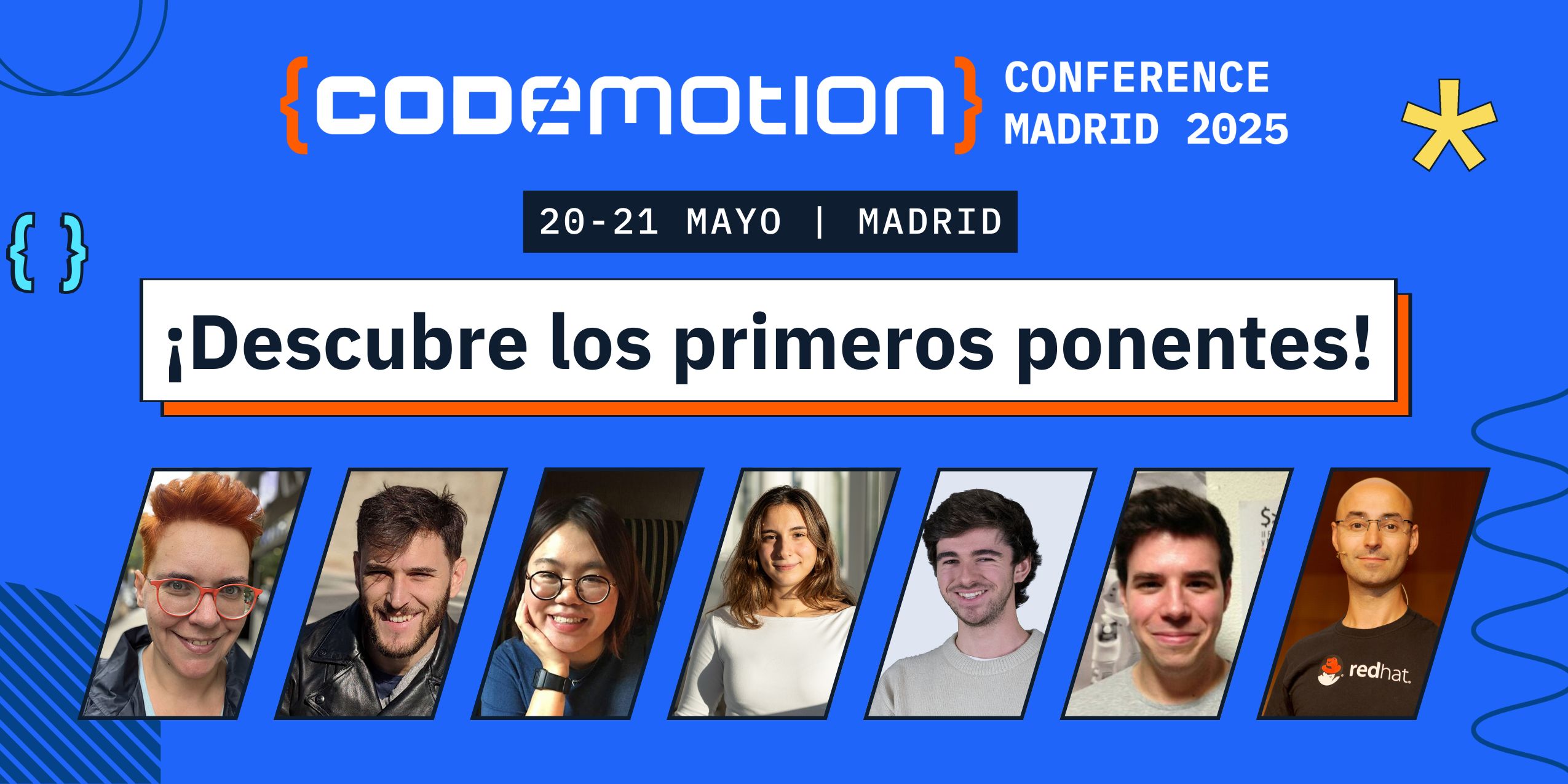 ¡LLegan los primeros speakers de Codemotion 2025!