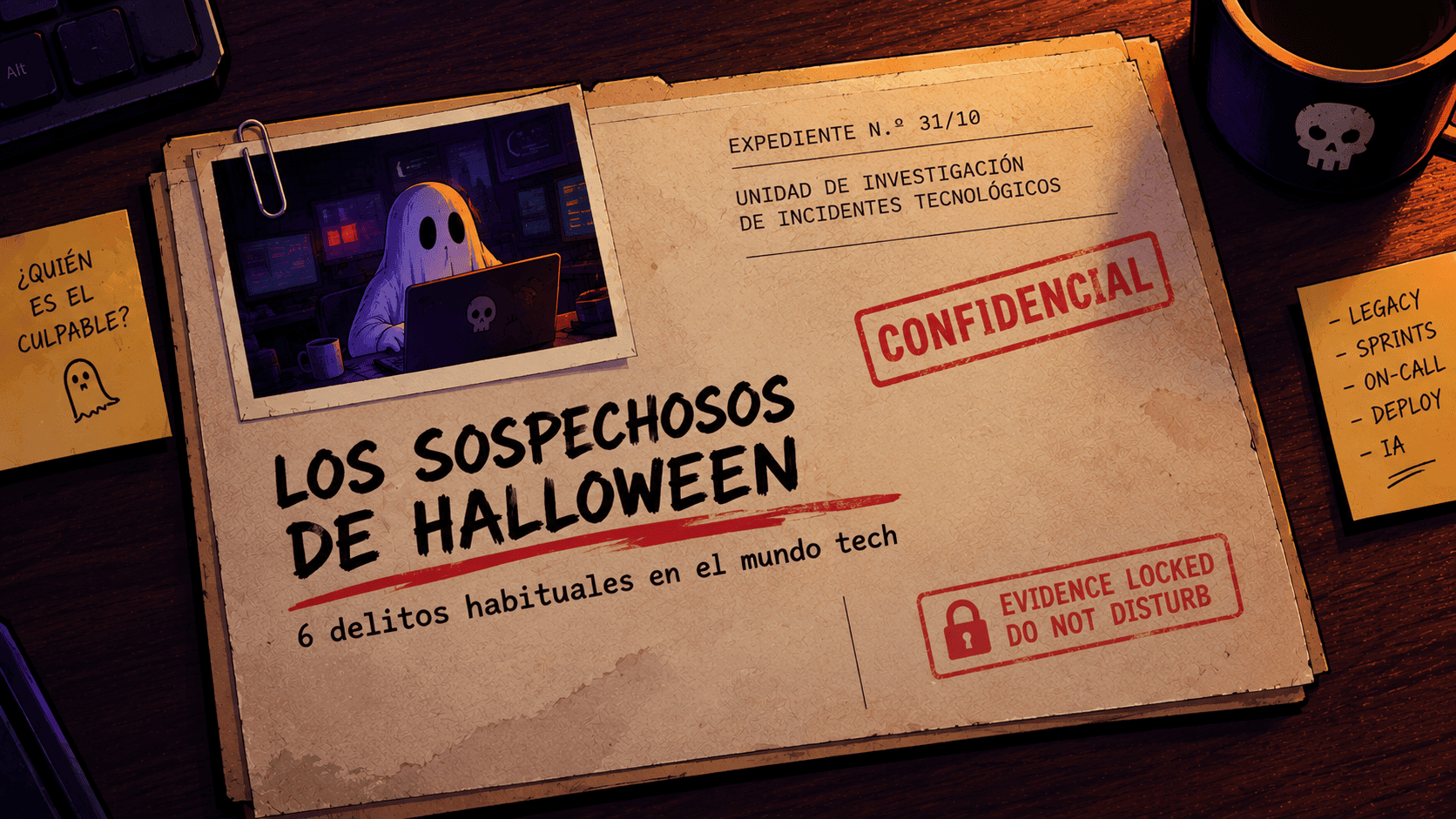 Los sospechosos de Halloween: cinco delitos habituales en el mundo tech y un caso todavía sin resolver
